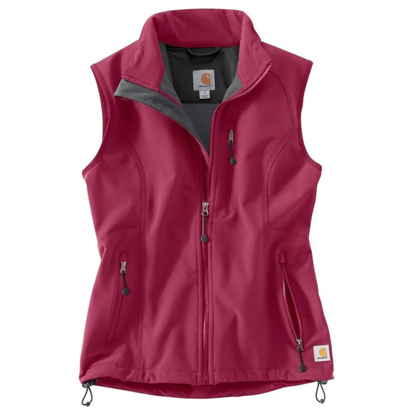 CARHARTT Denwood Vest in Raspberry - Picture 3 of 10